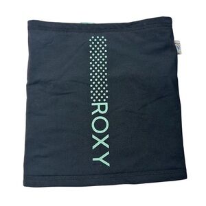 Roxy Unisex Black Neck Warmer Cowl Snood Scarf Fall‎ Accessory Ski Snowboard